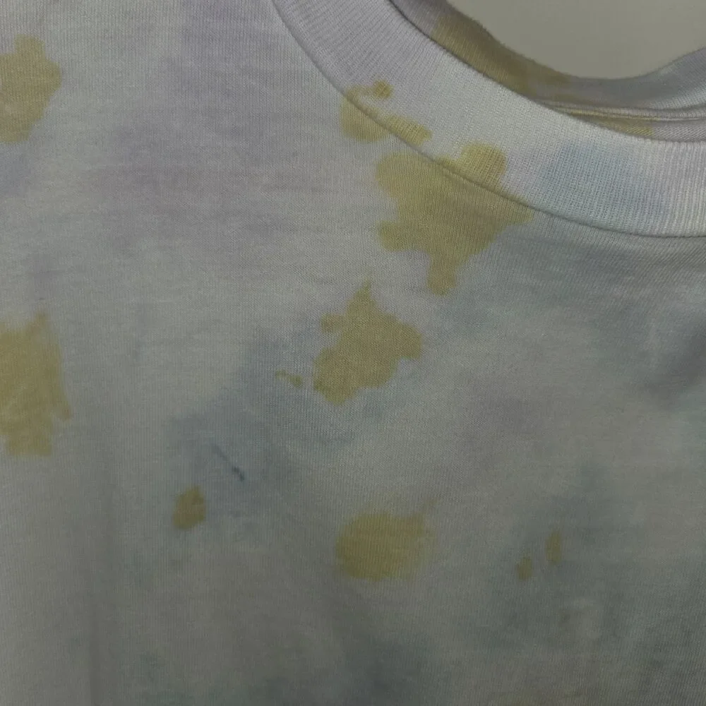 Jordan Air Jordan Oversized Tie-Dye Graphic T-Shirt XL Pastel Purple Yellow